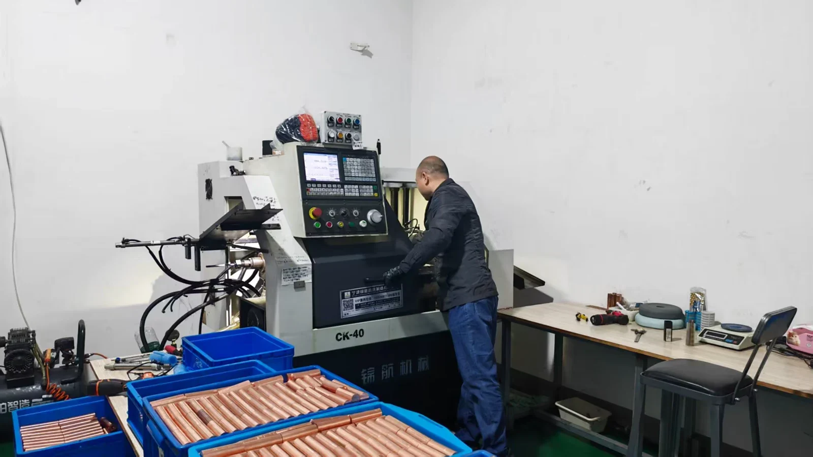 Instalaciones de Marazual, mecanizado de componentes